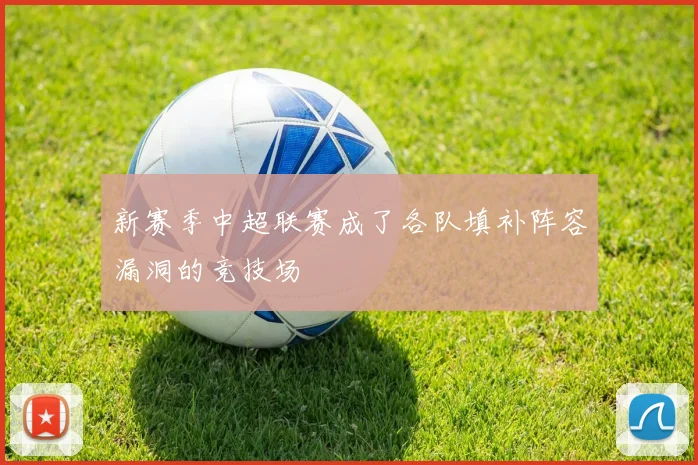 新赛季中超联赛成了各队填补阵容漏洞的竞技场
